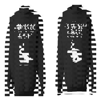 ウサギがいればそれでいい。 うさぎママ ウサギ好き うさぎ好き うさぎ ペット うさぎパパ うさぎ飼い おもしろ ウサギ スウェットシャツ - Kawaiitshirt