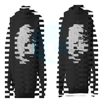 ウサギのギフトアイデア ウサギ 月 イースターバニー スウェットシャツ - Kawaiitshirt