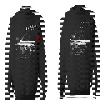 エアクラフト A320-214 スウェットシャツ - Kawaiitshirt