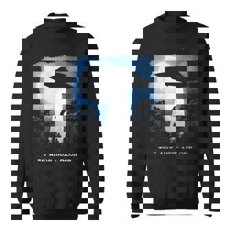 エイリアン アブダクション 牛 Ufo We Are Not Alone ギフト スウェットシャツ - Kawaiitshirt