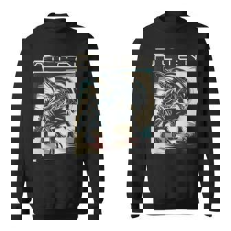 エイリアンxenomorphイラストポスター。 スウェットシャツ - Kawaiitshirt