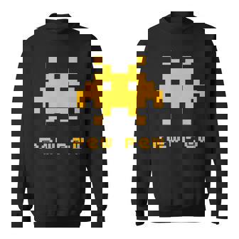 エイリアンインベーダーズピューピュースペース8ビットレトロビデオゲームギフト スウェットシャツ - Kawaiitshirt