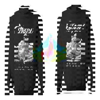 エクアドル コトパクシ国立公園 レトロ ラマ お土産 ハイキング スウェットシャツ - Kawaiitshirt