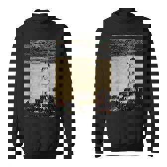 エゴン・シーレ作「ドナウ川のシュタインの教会」1913 スウェットシャツ - Kawaiitshirt