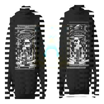 エジプトufoと柱のスターゲート Egypt Ufo Openingtargate スウェットシャツ - Kawaiitshirt