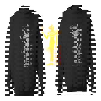 エジプトの女神バステトの彩色画 スウェットシャツ - Kawaiitshirt