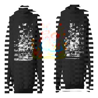 エッグハントにイースターバニーの耳を持つラガディアン。 スウェットシャツ - Kawaiitshirt