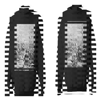 エルサレムへのイエスの参入 グスターヴ・ドーレ聖書芸術 スウェットシャツ - Kawaiitshirt