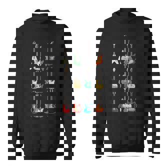 エレキギターデザイン-ヴィンテージギターコレクション スウェットシャツ - Kawaiitshirt