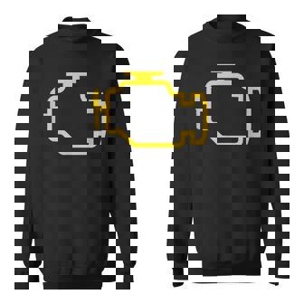 エンジンライトをチェック スウェットシャツ - Kawaiitshirt