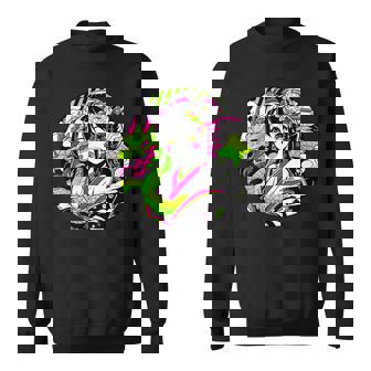 オタク愛好家のためのドラゴンボンド付きカワイイアニメ芸者 スウェットシャツ - Kawaiitshirt