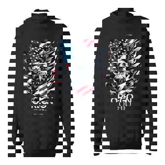 オレゴン州オハイオ州 7月4日 アメリカ国旗 スウェットシャツ - Kawaiitshirt