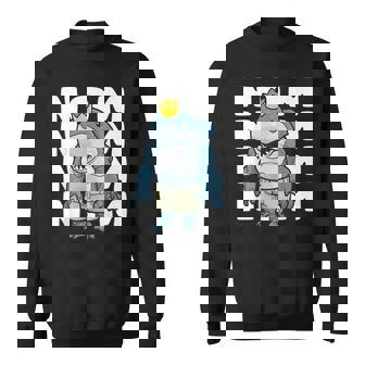 オーシャンキング シャーク ハングリーシャーク キング Eat Now Nom スウェットシャツ - Kawaiitshirt