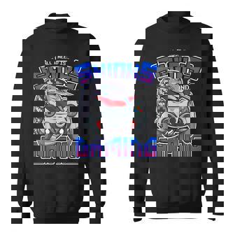 オール・アイ・ニード・イズ・アオジタトカゲとゲーム・ビデオゲーム・爬虫類 スウェットシャツ - Kawaiitshirt