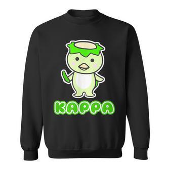 カッパ くん『セルフィー』河童【どうぶつフレンズ】きゅうり 妖怪 かわいい イラスト スウェットシャツ - Kawaiitshirt