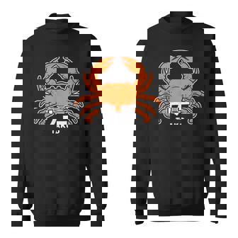 カニ ウニ タコ 海洋生物 矛盾 おもしろ イラスト かわいい 面白い ネタ 画像 スウェットシャツ - Kawaiitshirt