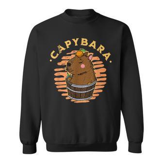 カピバラ 飼育員 動物 げっ歯類 自然 リラックス スパ スウェットシャツ - Kawaiitshirt