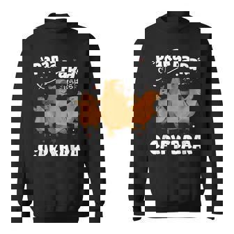 カピバラ好きファニーパラパラカピバラ スウェットシャツ - Kawaiitshirt