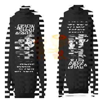 カプチーノ アサシーノ バレリーナ イタリアン ブレイン ミーム キッズ スウェットシャツ - Kawaiitshirt