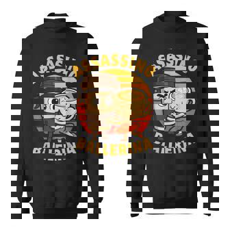 カプチーノ アサシーノ バレリーナ 面白い イタリアン ブレイン ミーム スウェットシャツ - Kawaiitshirt