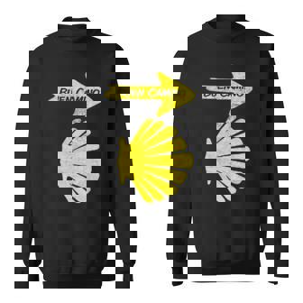 カミーノデサンティアゴの巡礼のシンボル、ブエンカミノシェル スウェットシャツ - Kawaiitshirt