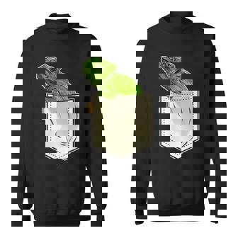 カメレオンポケットバッジ スウェットシャツ - Kawaiitshirt