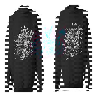 カラフル バイキング ブライトヴァルキリー 北欧神話 スウェットシャツ - Kawaiitshirt