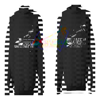 カラフル 三味線 三味線 三味線 三元楽器 スウェットシャツ - Kawaiitshirt