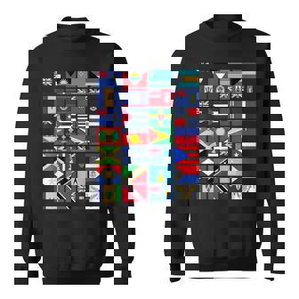 カリブ海国旗 ユニティプライド お土産 地理ギフト スウェットシャツ - Kawaiitshirt