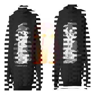 カワイイ ペンギンドリンク バブルティー ペンギンボバ スウェットシャツ - Kawaiitshirt