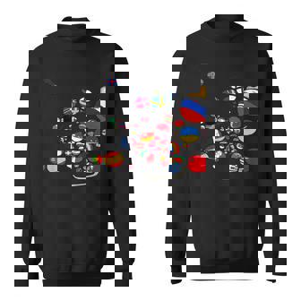 カントリーボール ヨーロッパ 面白い スウェットシャツ - Kawaiitshirt