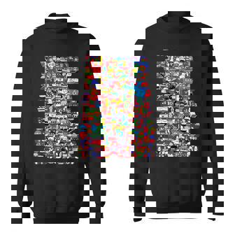 カントリーボール 世界の旗 スウェットシャツ - Kawaiitshirt