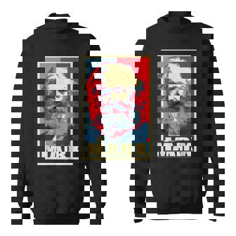 カール・マルクス プロパガンダ ポスター ポップアート スウェットシャツ - Kawaiitshirt