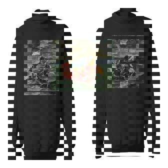 ガリラヤの海のキリスト ユージン・ドラクロワ スウェットシャツ - Kawaiitshirt