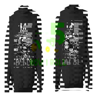 キッズ I Am 5 This Is How I Roll One Years Old Tractor 5歳の誕生日 スウェットシャツ - Kawaiitshirt