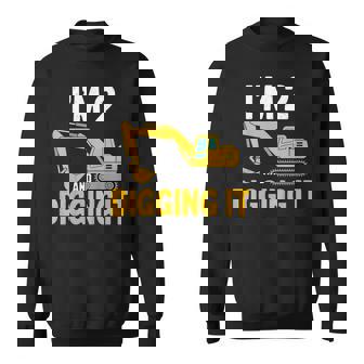 キッズ I'm 2 And Digging It 男の子向けのかわいいショベルデザイン スウェットシャツ - Kawaiitshirt