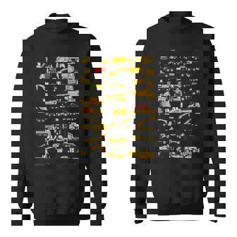 キッズ 建設車両 男の子 コンクリートミキサー クレーン スウェットシャツ - Kawaiitshirt