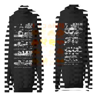 キノコ 種類 面白いtシャツ おもしろ 食べ物 文字入り メンズ 面白い 服 ネタ グッズ 文字tシャツ スウェットシャツ - Kawaiitshirt