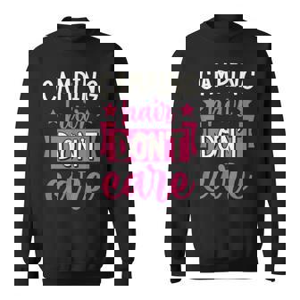 キャンピングヘア Don't Care スウェットシャツ - Kawaiitshirt