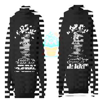 キュート アイラブミント チョコチップス アイスクリーム好き 夏 パーティー スウェットシャツ - Kawaiitshirt