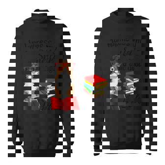 キュート・ハピネス・イズ・シェルティー・アンド・ブックス・シェルティー・マム スウェットシャツ - Kawaiitshirt