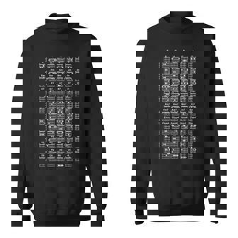 ギター 運指 コード一覧 音楽 ギフトアイデア おもしろ ギター奏者 クラシック ギタリスト コード表 おしゃれ スウェットシャツ - Kawaiitshirt