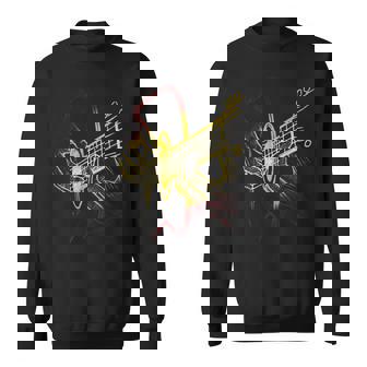 ギターシャツ アコースティックギター ヴィンテージギター スウェットシャツ - Kawaiitshirt