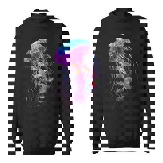 クラゲ 動物 モチーフ アート クラゲ スウェットシャツ - Kawaiitshirt