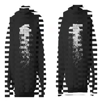 クラゲ 恋人 イラスト 動物 アート グラフィック クラゲ スウェットシャツ - Kawaiitshirt