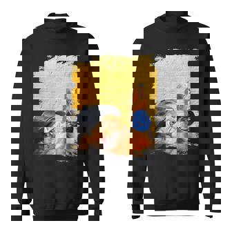 クラシックブルーヨーヨーの猫 スウェットシャツ - Kawaiitshirt