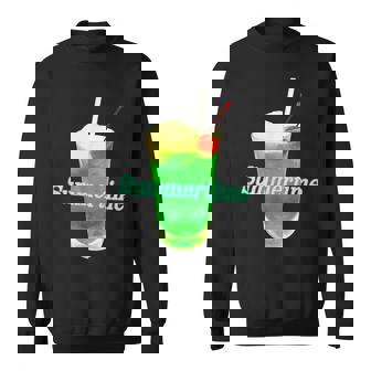 クリームソーダ・夏【 サマータイム 】メロンソーダ 緑 リゾート・夏 大好き 昭和 レトロ スウェットシャツ - Kawaiitshirt