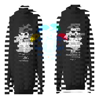 クレヨンしんちゃん カスカベ防衛隊 雨の日 スウェットシャツ - Kawaiitshirt