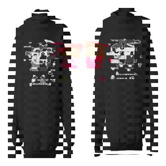 クレヨンしんちゃん クレヨンガールズ スウェットシャツ - Kawaiitshirt