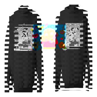 クレヨンしんちゃん 平成ごっこ しんちゃん スウェットシャツ - Kawaiitshirt